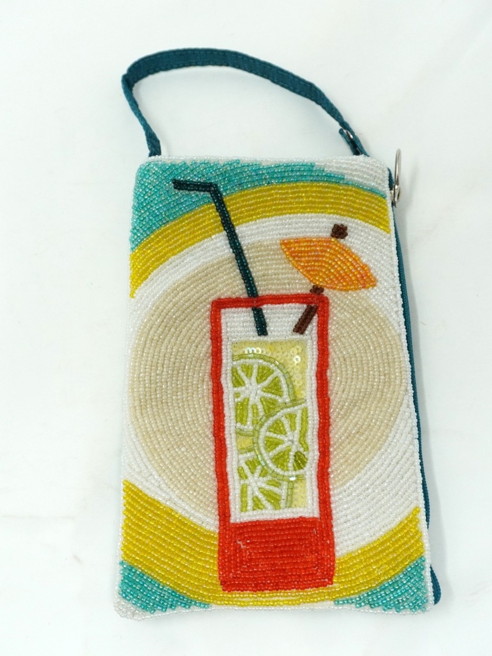 Bamboo Trading Company hand-beaded cocktail club bag - Picture 2 of 6